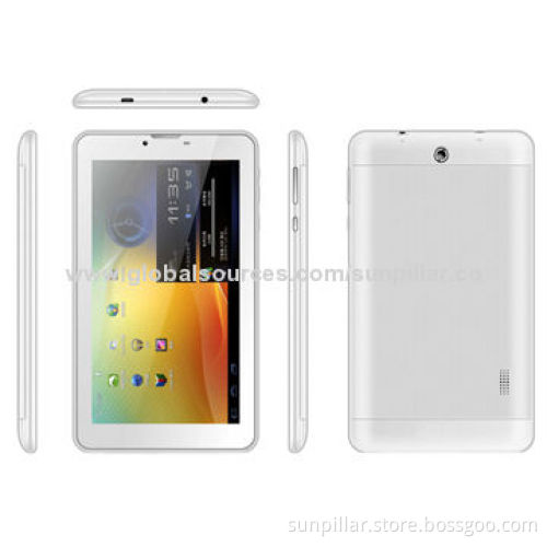 7-inch MTK6571 2G Dual-core Tablet PC with BT, GPS, FM and Wi-Fi